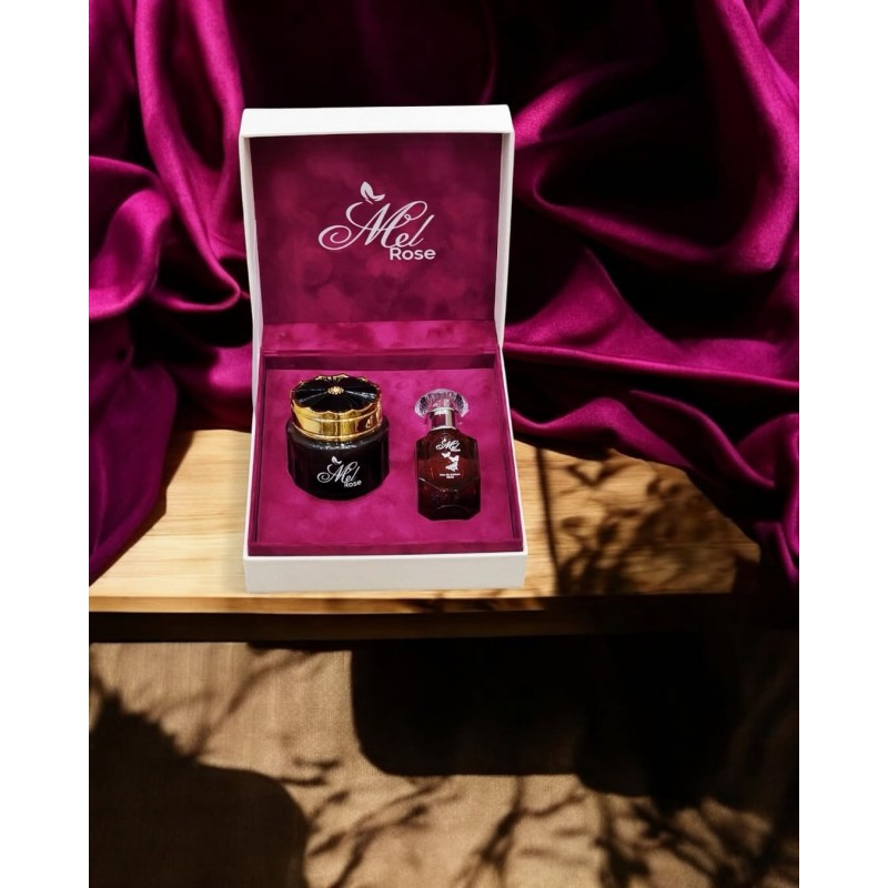 A beautiful gift box consisting of perfume and dukhoon